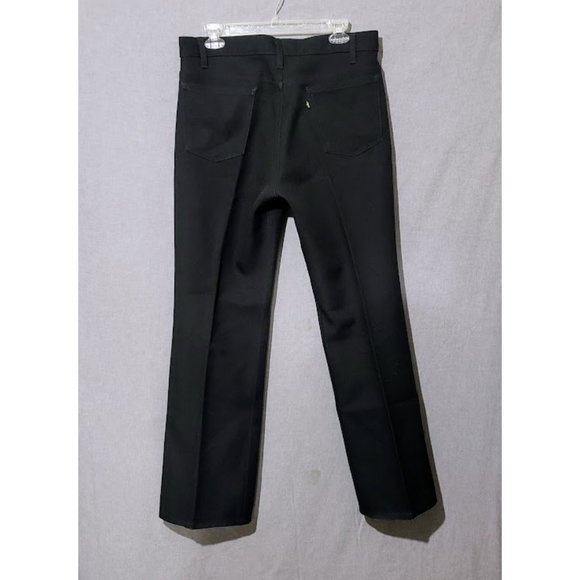 Vintage Retro Levi's Black Tab Pants Size W35 x L30 - Picture 2 of 5
